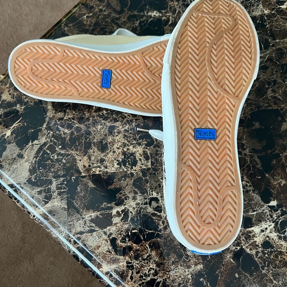 Kate Spade × Keds Crew Kick Raffia Leopard Print Calf Hair Accent Sneaker - Picture 6 of 6